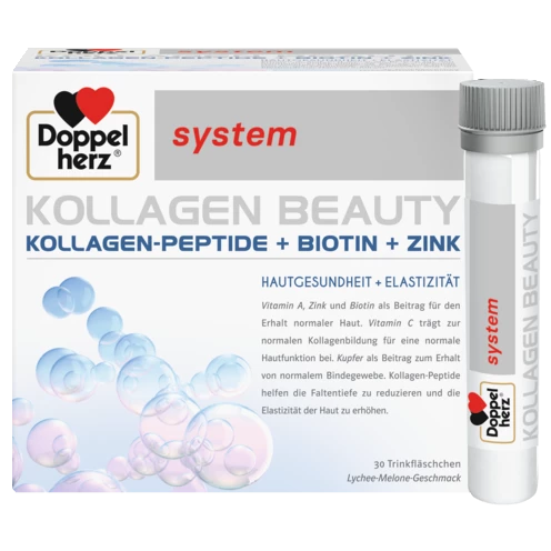 Abbildung der Produktverpackung Doppelherz system KOLLAGEN BEAUTY Frontansicht